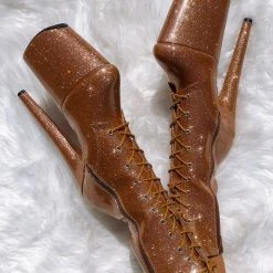 Shoes Hella Heels The Glitterati 8inch Boots - Oh Honey 14 Shoes Hella Heels The Glitterati 8inch Boots - Oh Honey
