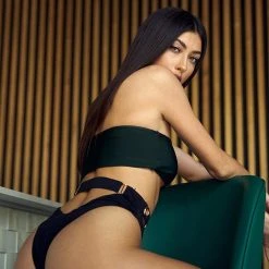 Hamade Activewear Ring Strap Bottoms - Black