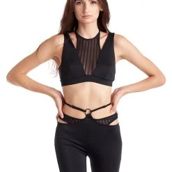 Hamade Activewear O-Ring Cycling Shorts - Black