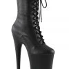 Pleaser USA Infinity-1020 9inch Pleaser Boots - Matte Black