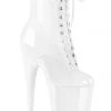 Pleaser USA Infinity-1020 9inch Pleaser Boots - Patent White