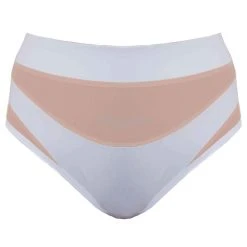 Creatures Of XIX I S I S High Waisted Bottoms - White With Sand Mesh Shorts 8 Creatures Of XIX I S I S High Waisted Bottoms - White With Sand Mesh Shorts