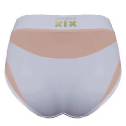 Creatures Of XIX I S I S High Waisted Bottoms - White With Sand Mesh Shorts 9 Creatures Of XIX I S I S High Waisted Bottoms - White With Sand Mesh Shorts