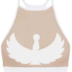 Creatures Of XIX I S I S Halter Top - White With Sand Mesh All Pole Wear 14 Creatures Of XIX I S I S Halter Top - White With Sand Mesh All Pole Wear