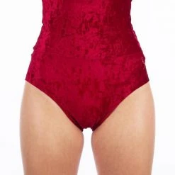 Dragonfly Betty High-Waisted Shorts - Velvet Red All Pole Wear 5 Dragonfly Betty High-Waisted Shorts - Velvet Red All Pole Wear