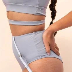 Lunalae Kehlani High Waist Bottoms - Recycled Grey 5 Lunalae Kehlani High Waist Bottoms - Recycled Grey