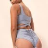 Lunalae Kehlani High Waist Bottoms - Recycled Grey