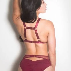 All Pole Wear Tatiana Activewear Kaizen Shorts - Burgundy