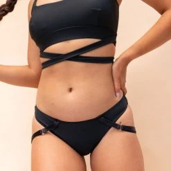 All Pole Wear Lunalae Kehlani Low Waist Bottoms - Recycled Black