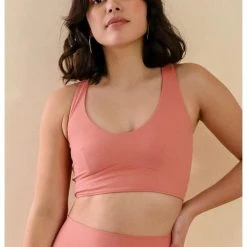 Mademoiselle Spin Louise Top - Terracotta Pink All Pole Wear
