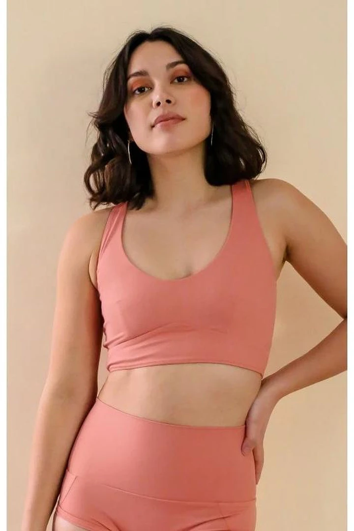 Mademoiselle Spin Louise Top - Terracotta Pink All Pole Wear 1 Mademoiselle Spin Louise Top - Terracotta Pink All Pole Wear