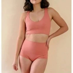 Mademoiselle Spin Louise Top - Terracotta Pink All Pole Wear 7 Mademoiselle Spin Louise Top - Terracotta Pink All Pole Wear