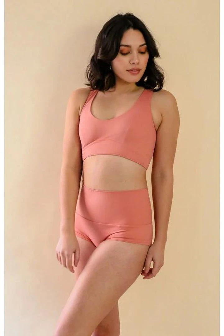 Mademoiselle Spin Louise Top - Terracotta Pink All Pole Wear 3 Mademoiselle Spin Louise Top - Terracotta Pink All Pole Wear