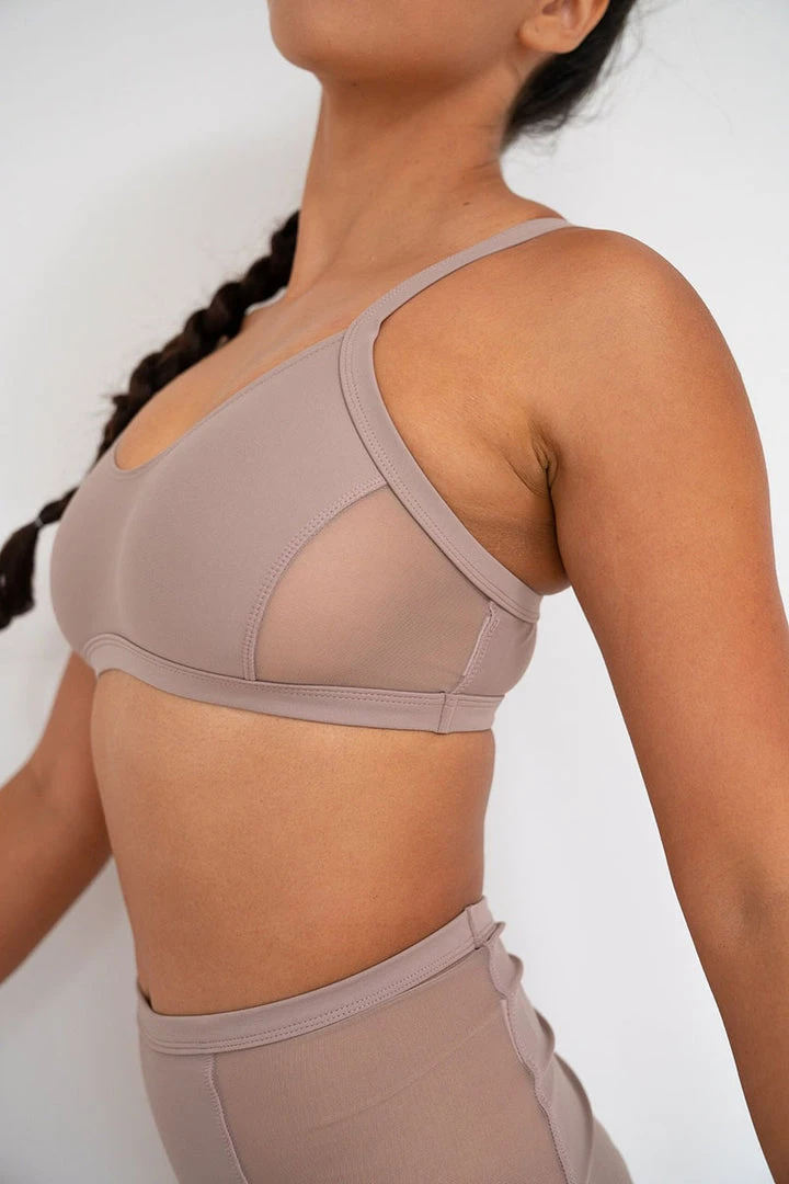 Lunalae Gigi Top - Recycled Mocha All Pole Wear 4 Lunalae Gigi Top - Recycled Mocha All Pole Wear