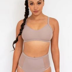 Lunalae Gigi Top - Recycled Mocha All Pole Wear 6 Lunalae Gigi Top - Recycled Mocha All Pole Wear
