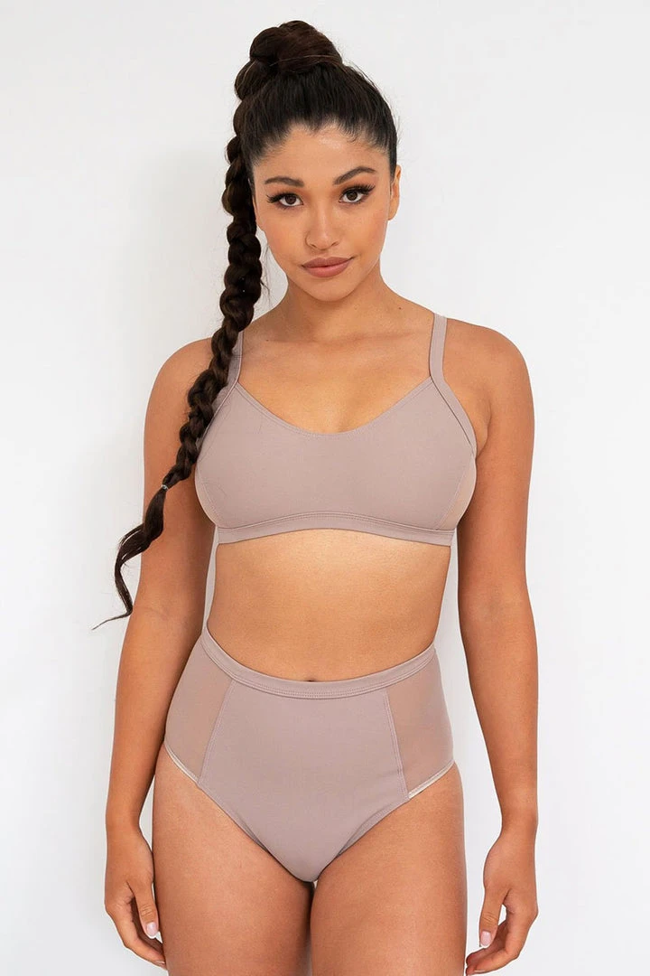 Lunalae Gigi Top - Recycled Mocha All Pole Wear 3 Lunalae Gigi Top - Recycled Mocha All Pole Wear