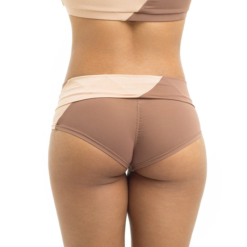All Pole Wear Poledancerka Movement High-Low Shorts - Powder 00/Nude 02 2 All Pole Wear Poledancerka Movement High-Low Shorts - Powder 00/Nude 02