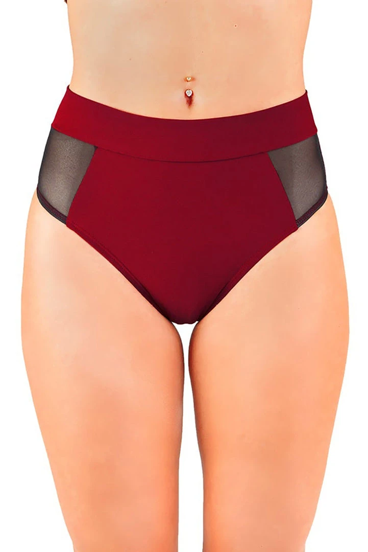 Dragonfly Molly Shorts - Burgundy Mesh 3 Dragonfly Molly Shorts - Burgundy Mesh