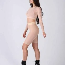 REV ACTIV Mesh Cycling Shorts - Beige 8 REV ACTIV Mesh Cycling Shorts - Beige