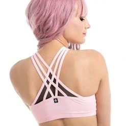 Poledancerka X-Front Top - Baby Pink All Pole Wear