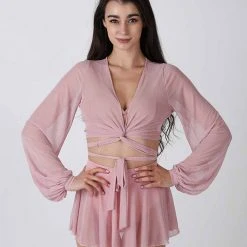 REV ACTIV Mesh Skirt Bottoms - Pink