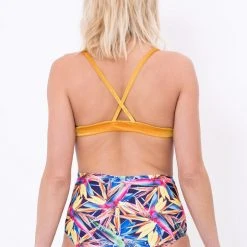 All Pole Wear Pole Addict High Waisted Shorts - Floral Firework