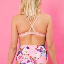 Pole Addict High Waisted Shorts - Peony All Pole Wear