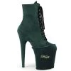 Shoes Pleaser USA Shoe Protectors - Emerald Green Velvet