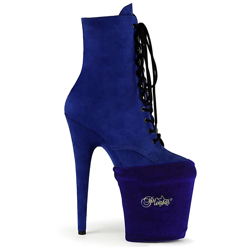Shoes Pleaser USA Shoe Protectors - Royal Blue Velvet 1 Shoes Pleaser USA Shoe Protectors - Royal Blue Velvet