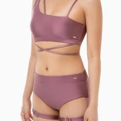 Flole Cradle Garter Bottoms - Midnight Purple