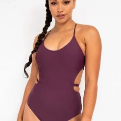 All Pole Wear Lunalae Anna Bodysuit - Recycled Mulberry