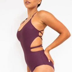 All Pole Wear Lunalae Anna Bodysuit - Recycled Mulberry
