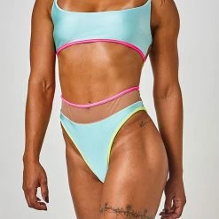 Rolling Vento Neon Reversible Top - Blue/Rosé All Pole Wear