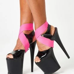 Accessories Rolling Ankle Cuff - Neon Pink