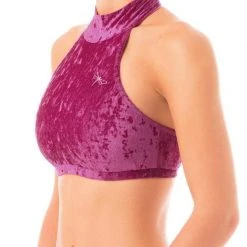 All Pole Wear Dragonfly Lisette Top - Velvet Ruby