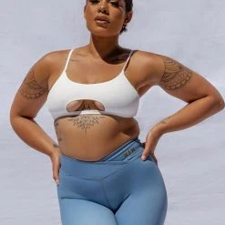 Creatures Of XIX The Hills Raree Top - Ribbed White All Pole Wear