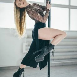 Back In Stock REV ACTIV Sensual Flow Pants (with Leg Slit) - Black 11 Back In Stock REV ACTIV Sensual Flow Pants (with Leg Slit) - Black