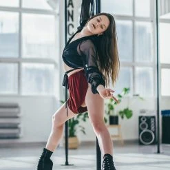 REV ACTIV Mesh Wrap Blouse - Black