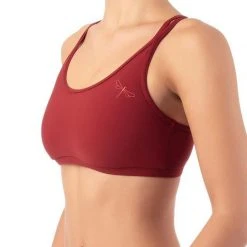 All Pole Wear Dragonfly Nicole Top - Burgundy