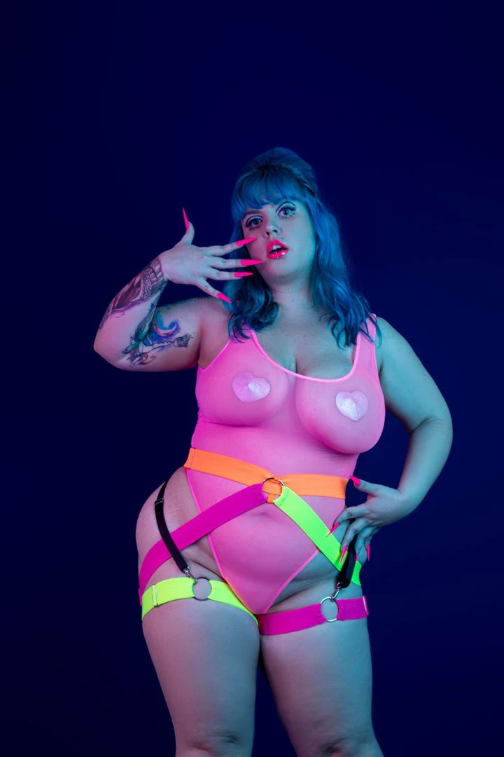 Back In Stock Rolling Bottom Harness - FLURO 2 Back In Stock Rolling Bottom Harness - FLURO