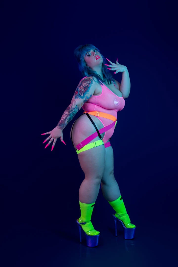 Back In Stock Rolling Bottom Harness - FLURO 7 Back In Stock Rolling Bottom Harness - FLURO