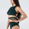 All Pole Wear REV ACTIV Second Skin Top - Bottle Green
