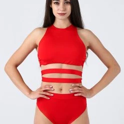 REV ACTIV Second Skin Top - Red All Pole Wear