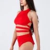 REV ACTIV Second Skin Top - Red All Pole Wear