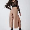 REV ACTIV Sensual Flow Pants (with Leg Slit) - Coffee Loungewear Bottoms