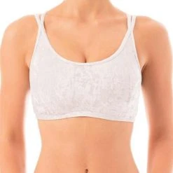 All Pole Wear Dragonfly Nicole Top - Velvet Silver 5 All Pole Wear Dragonfly Nicole Top - Velvet Silver