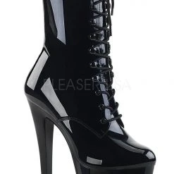 Pleaser USA Sky-1020 7inch Pleaser Boots - Patent Black