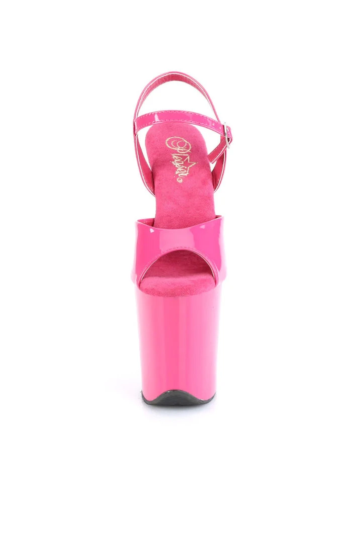 Pleaser USA Flamingo-809 8inch Pleasers - Hot Pink 2 Pleaser USA Flamingo-809 8inch Pleasers - Hot Pink