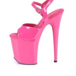 Pleaser USA Flamingo-809 8inch Pleasers - Hot Pink 6 Pleaser USA Flamingo-809 8inch Pleasers - Hot Pink