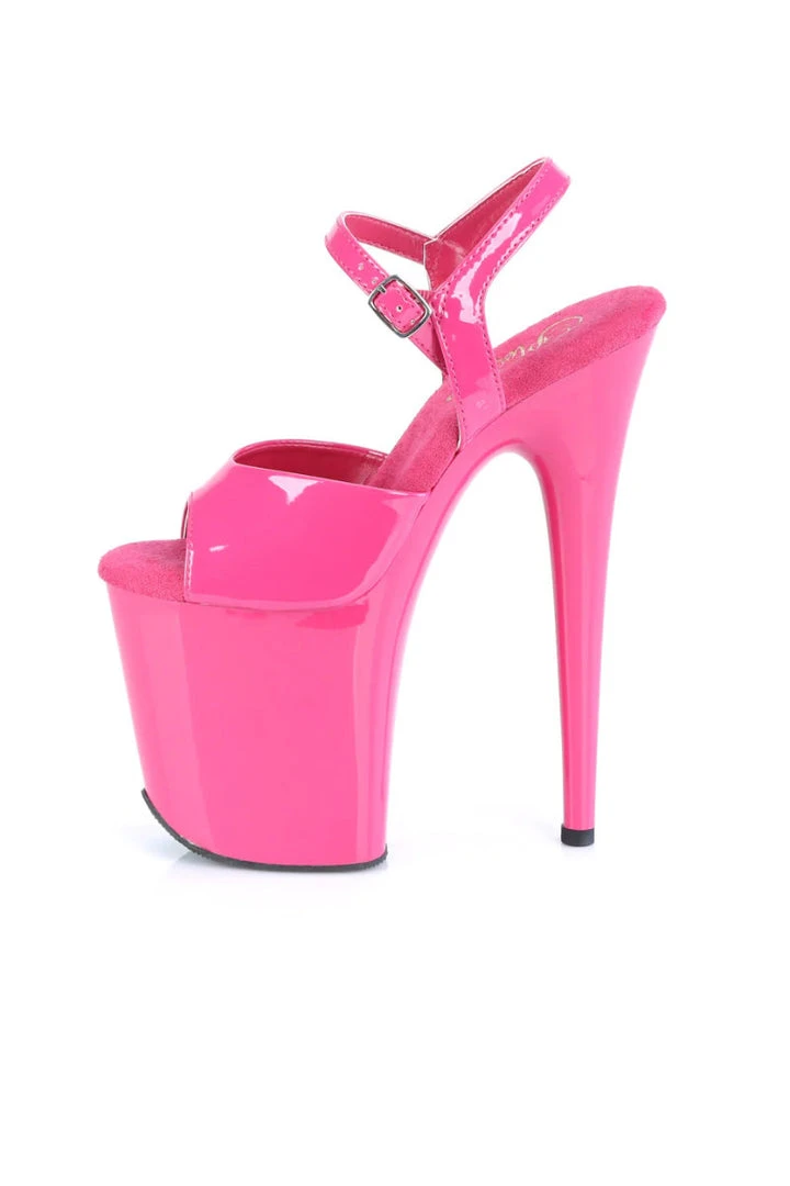 Pleaser USA Flamingo-809 8inch Pleasers - Hot Pink 3 Pleaser USA Flamingo-809 8inch Pleasers - Hot Pink